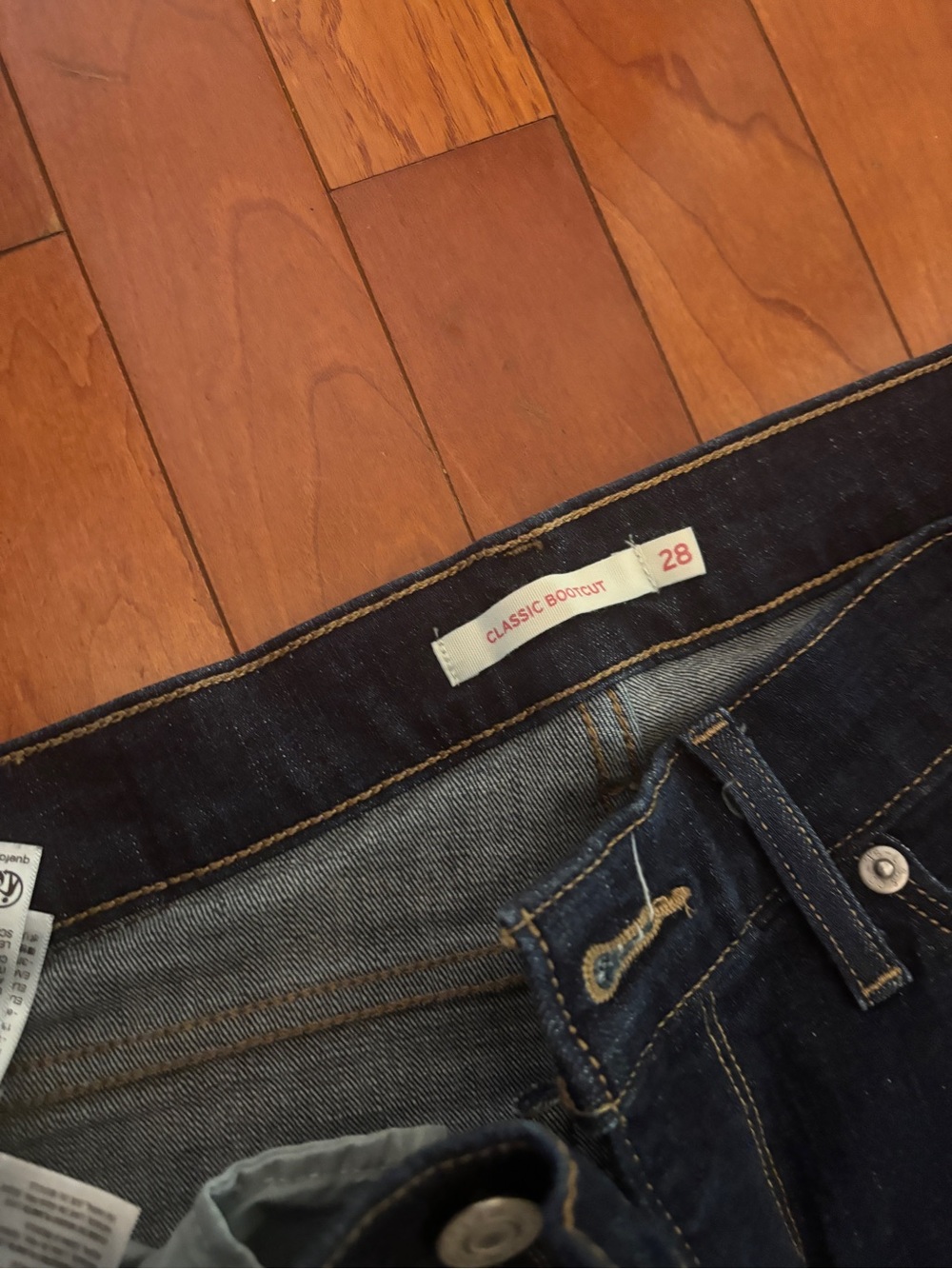 The Limited Dark Wash Flare Jeans - Black - Picture 2 of 3